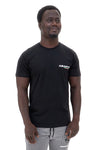T-shirt nera con logo frontale 100% Cotone Abarth AH002TE