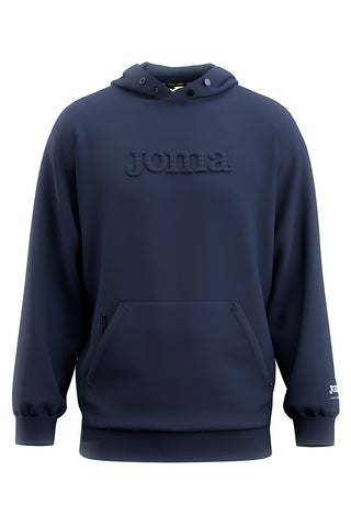 Felpa blu con cappuccio regolabile e logo 3D Joma Urban Street Hoodie