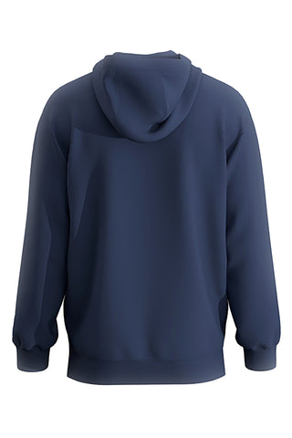 Joma Urban Street Hoodie, blau, mit verstellbarer Kapuze und 3D-Logo