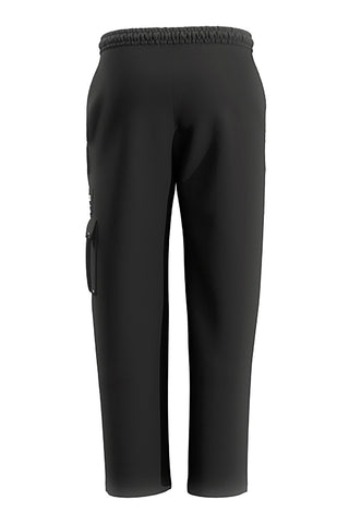 Pantaloni neri cargo in cotone con logo Joma Urban Streetlong Pants