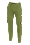 Joma Street Long Pants Grüne Cargo-Trainingshose mit Taschen und Fleecefutter