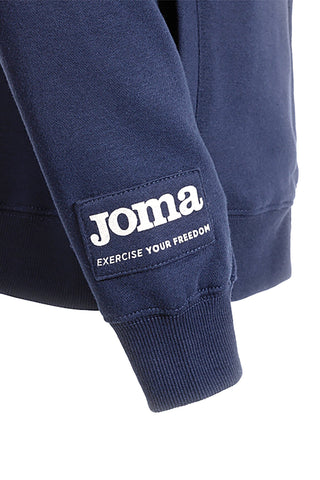 Joma Urban Street Full Zip Sweatshirt, blau, mit Maxi-Logo auf der Vorderseite