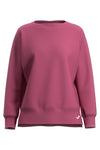 Joma Breath Sweatshirt rosa kurzes Sweatshirt mit Raglanärmeln und Gummidruck