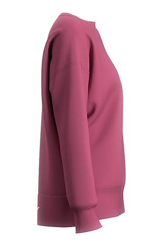 Joma Breath Sweatshirt rosa kurzes Sweatshirt mit Raglanärmeln und Gummidruck