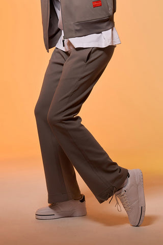 Pantaloni grigi da tuta con coulisse regolabile Joma Step Long Pants