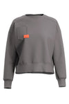 Joma Step Sweatshirt Grau mit Fronttasche und technischen Details