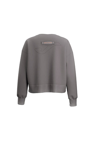 Joma Step Sweatshirt Grau mit Fronttasche und technischen Details