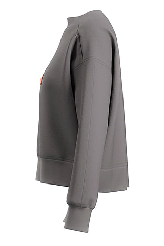 Joma Step Sweatshirt Grau mit Fronttasche und technischen Details