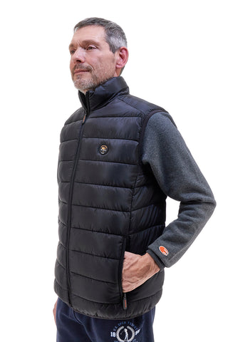 Gilet nero imbottito leggero No Limits MAVT001S24