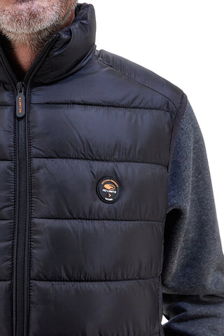 Gilet nero imbottito leggero No Limits MAVT001S24
