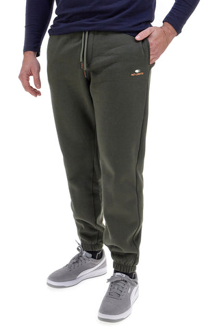 No Limits MAPK008W24 Grüne Jogginghose mit Bündchen und Fleecefutter