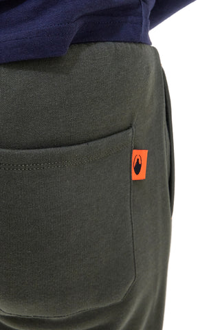 No Limits MAPK008W24 Grüne Jogginghose mit Bündchen und Fleecefutter