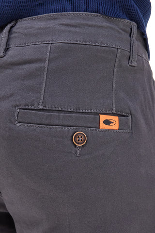 Pantaloni cargo grigi regular fit con tasconi No limits MAPW001W24