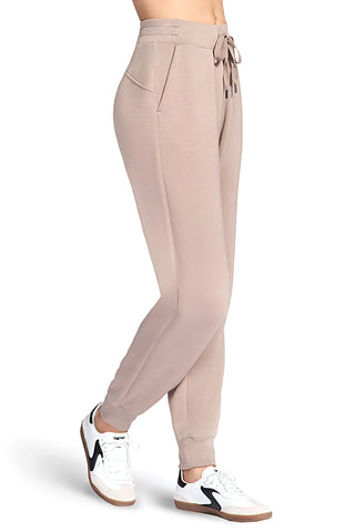 Pantaloni jogger beige in tessuto skechweave elevate Skechers PT149