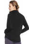 Giacca nera con zip in tessuto riciclato Skechers JA78