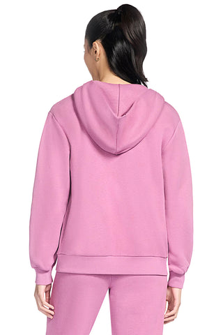 Skechers – JA286 – French Terry-Kapuzenpullover mit Reißverschluss in Rosa