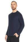 Skechers GO DRI All Day – Langarm-T-Shirt in Blau aus atmungsaktivem Stoff