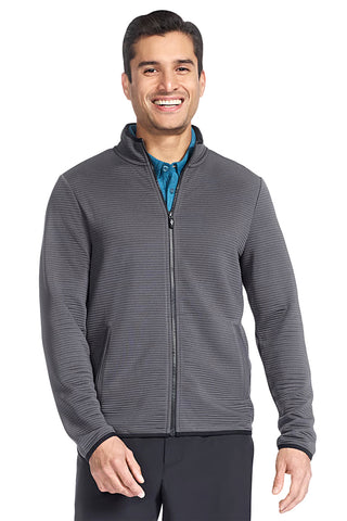 Skechers JA25 Recycelte Ottoman-Jacke in Anthrazitgrau