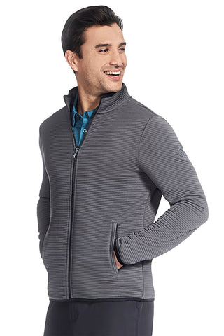 Skechers JA25 Recycelte Ottoman-Jacke in Anthrazitgrau