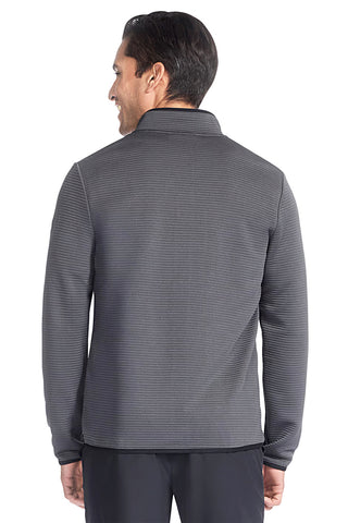 Skechers JA25 Recycelte Ottoman-Jacke in Anthrazitgrau