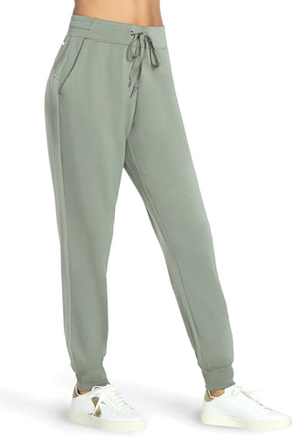 Pantaloni jogger verde salvia in tessuto skechweave elevate Skechers PT149