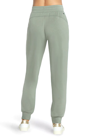 Pantaloni jogger verde salvia in tessuto skechweave elevate Skechers PT149