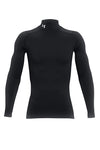 Under Armour ColdGear Compression ARMOUR COMP MOCK Schwarzes Thermo-Funktionsshirt mit hohem Kragen