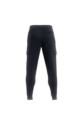 Under Armour RIVAL FLEECE CARGO JOGGER Schwarze Fleece-Jogginghose mit Cargotaschen