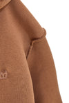Boardman 100 Brauner Fleece-gefütterter Hoodie