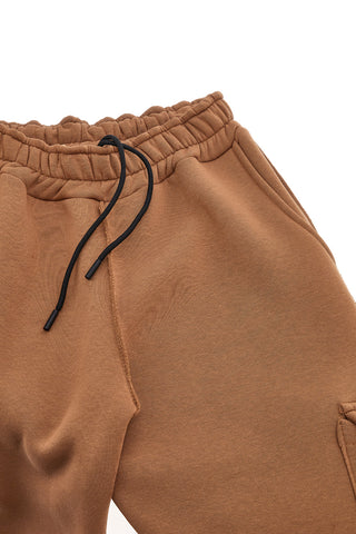 Pantaloni marroni cargo interno felpato Boardman 200