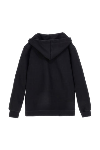 Schwarzer Hoodie mit durchgehendem Reißverschluss und warmem Fleece-Innenfutter, Boardman 300