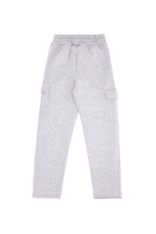 Pantaloni grigio chiaro cargo interno felpato Boardman 700