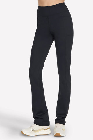 Schwarz Hohe Taille Skechers GO WALK OG Hose Reguläre Länge