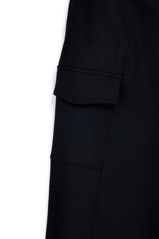 Pantalone Nero Cargo con Coulisse Skechers PT101