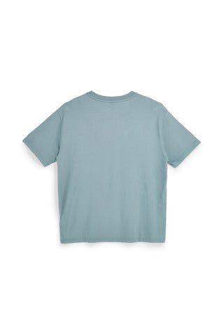 Grünes Oversized-T-Shirt mit Los Angeles Skechers Destination Short Sleeve Tee Druck