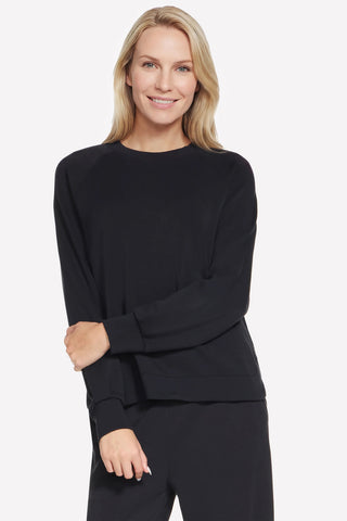 Schwarzer Skechers Cozy Luxe Crewneck Pullover