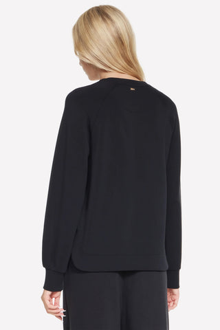 Schwarzer Skechers Cozy Luxe Crewneck Pullover