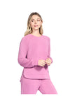 Skechers Cozy Luxe Crewneck Rosa Pullover