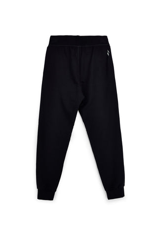 Schwarze Sweat Pants mit Kordelzug und Bündchen Skechers W03PT49