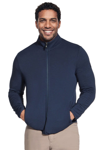 Blau Skechers Kapuzenlose Zip Jacke Ottoman