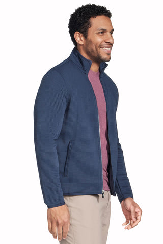 Blau Skechers Kapuzenlose Zip Jacke Ottoman