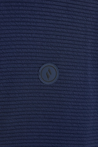 Blaue Weste mit Reißverschluss und hohem Hals Skechers JA249