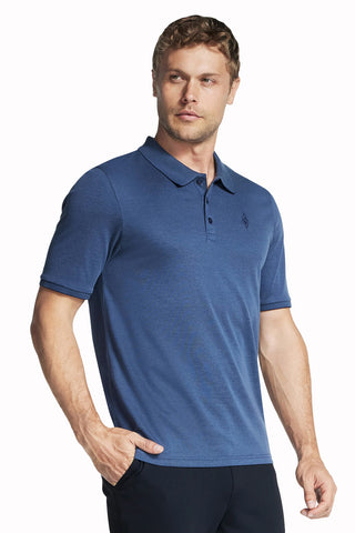 Blau Atmungsaktiv Skechers Off Duty Polo