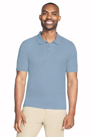 Polo azzurro traspirante Skechers Off Duty Polo