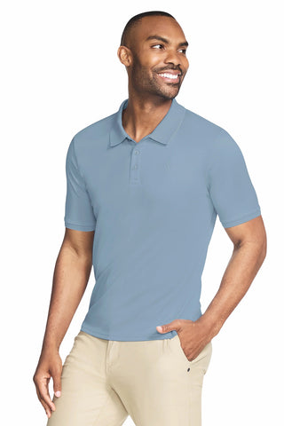 Hellblaues atmungsaktives Skechers Off Duty Poloshirt
