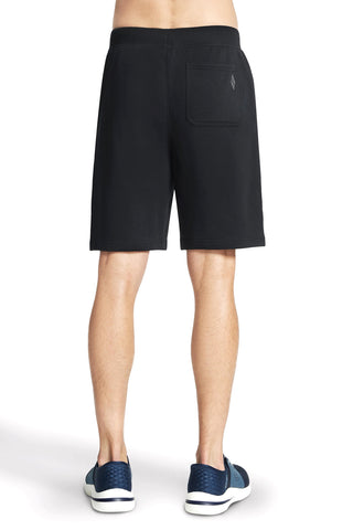 Schwarze Shorts mit Kordelzug Skechers Explorer 9 Inch Short