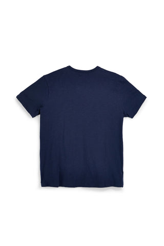 Blaues T-Shirt mit Knöpfen Sevenoaks NBY1343
