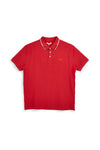Polo rosso collo con bottoni Sevenoaks NBY6116