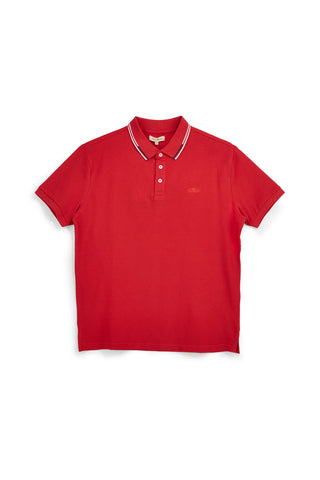 Polo rosso collo con bottoni Sevenoaks NBY6116