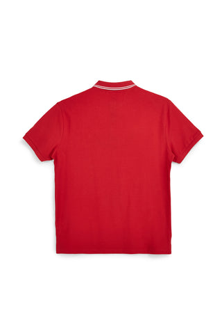 Polo rosso collo con bottoni Sevenoaks NBY6116